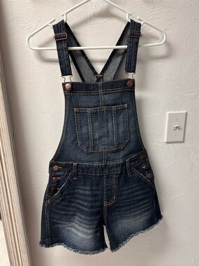 Denim Short Overalls